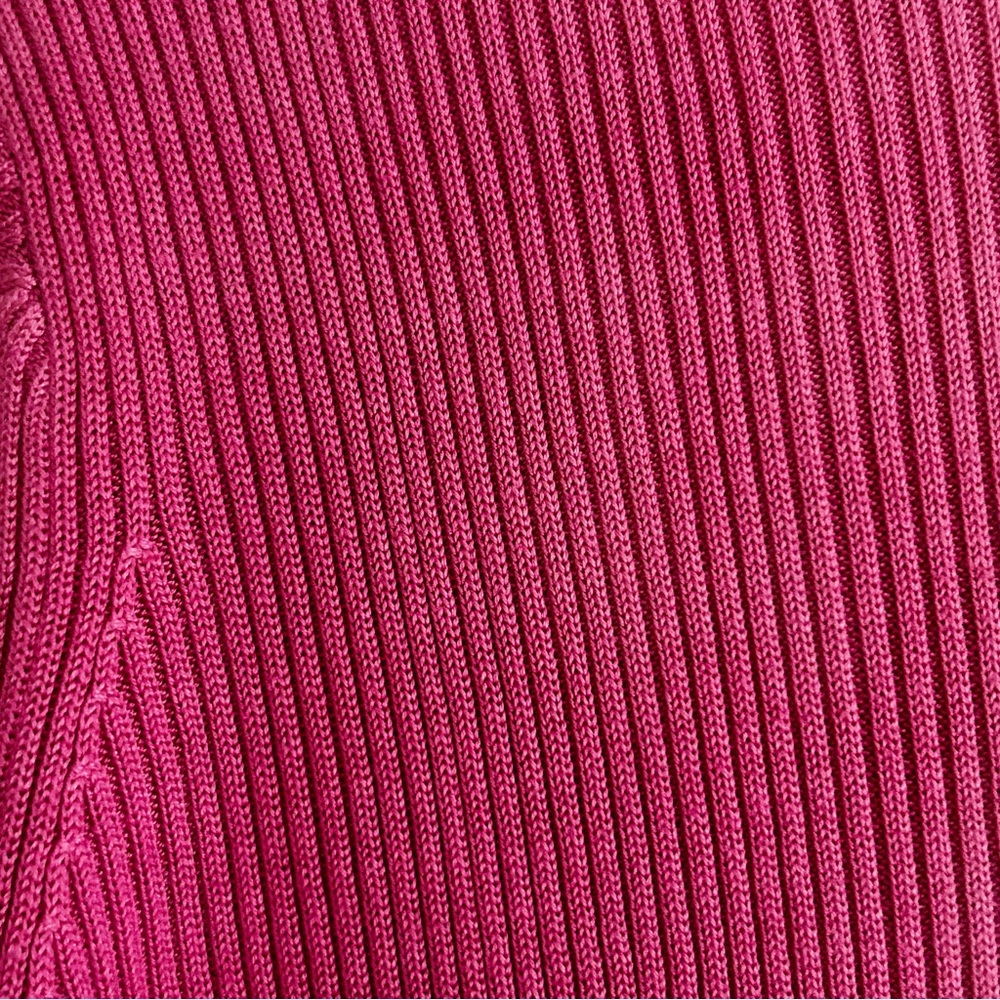 Pendleton Raspberry Pink Silk Sweater M Euc - image 4